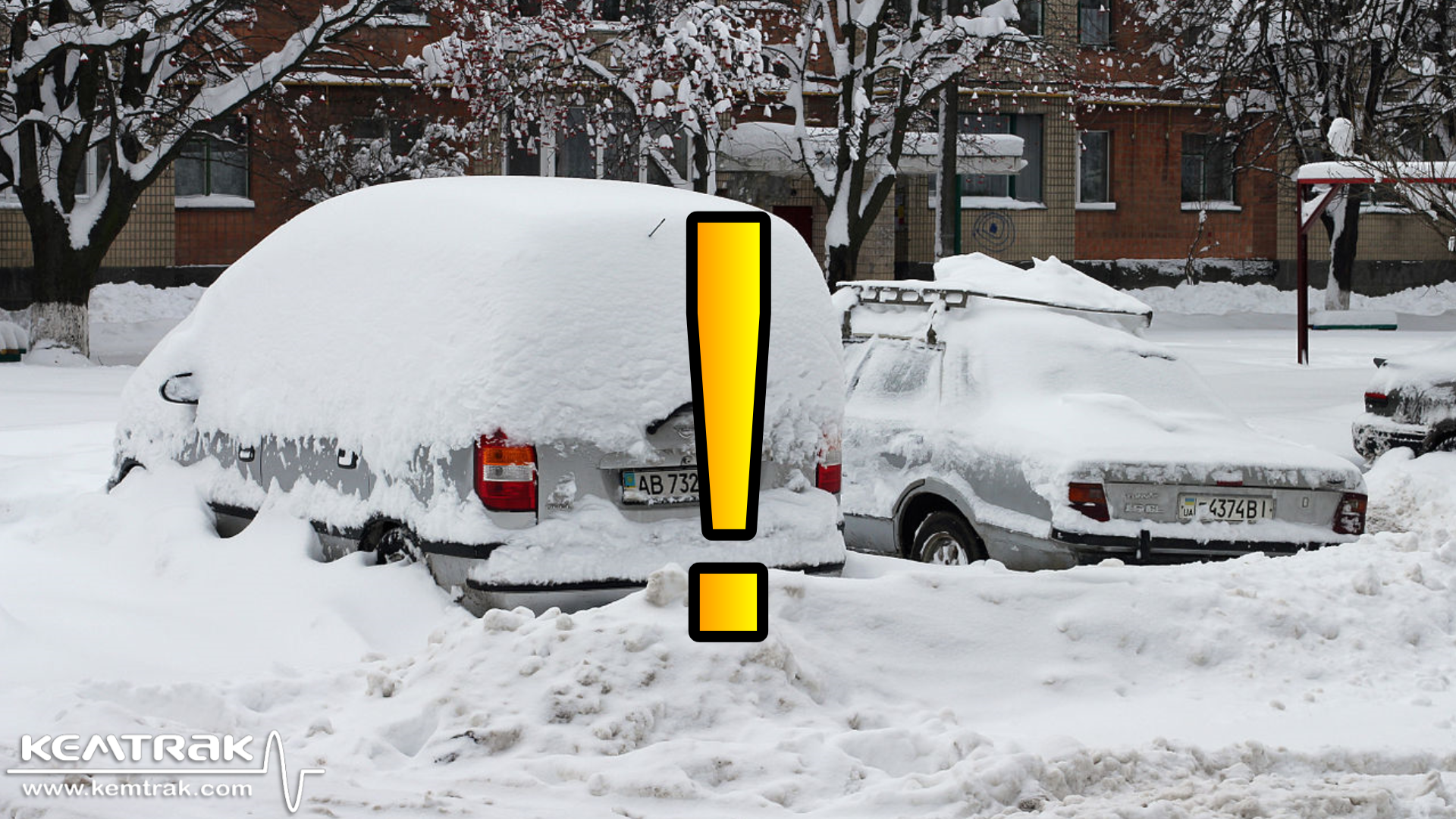 cars stuck in ice